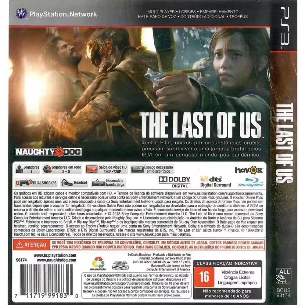 The Last Of Us - Ps3 (Usado)