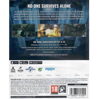 The Thing Remasterd - Ps5 (Novo) (Europeu)