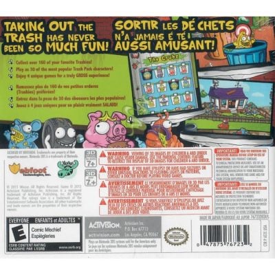 The Trash Pack The Cross Gang In Your Garbage ! - Nintendo 3Ds (Novo)
