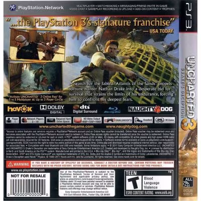 Uncharted 3 - Ps3 (Seminovo)