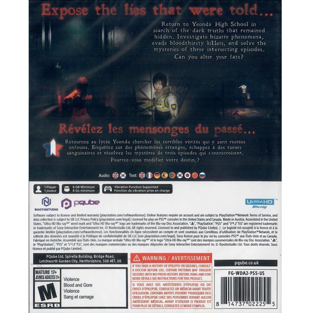 Whiteday 2 The Flower That Tells Lies Complete Edition - Ps5