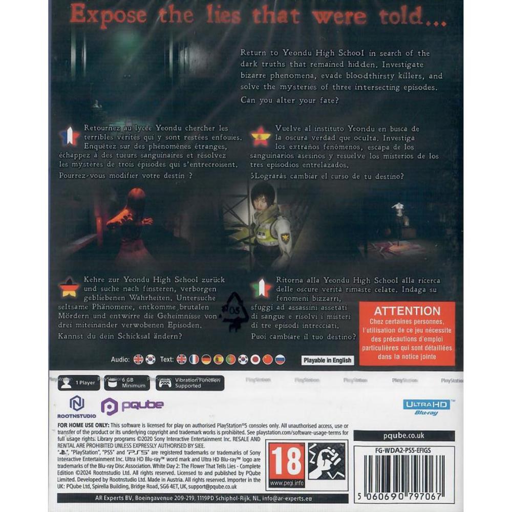 Whiteday 2 The Flower That Tells Lies - Ps5 (Novo) (Europeu)