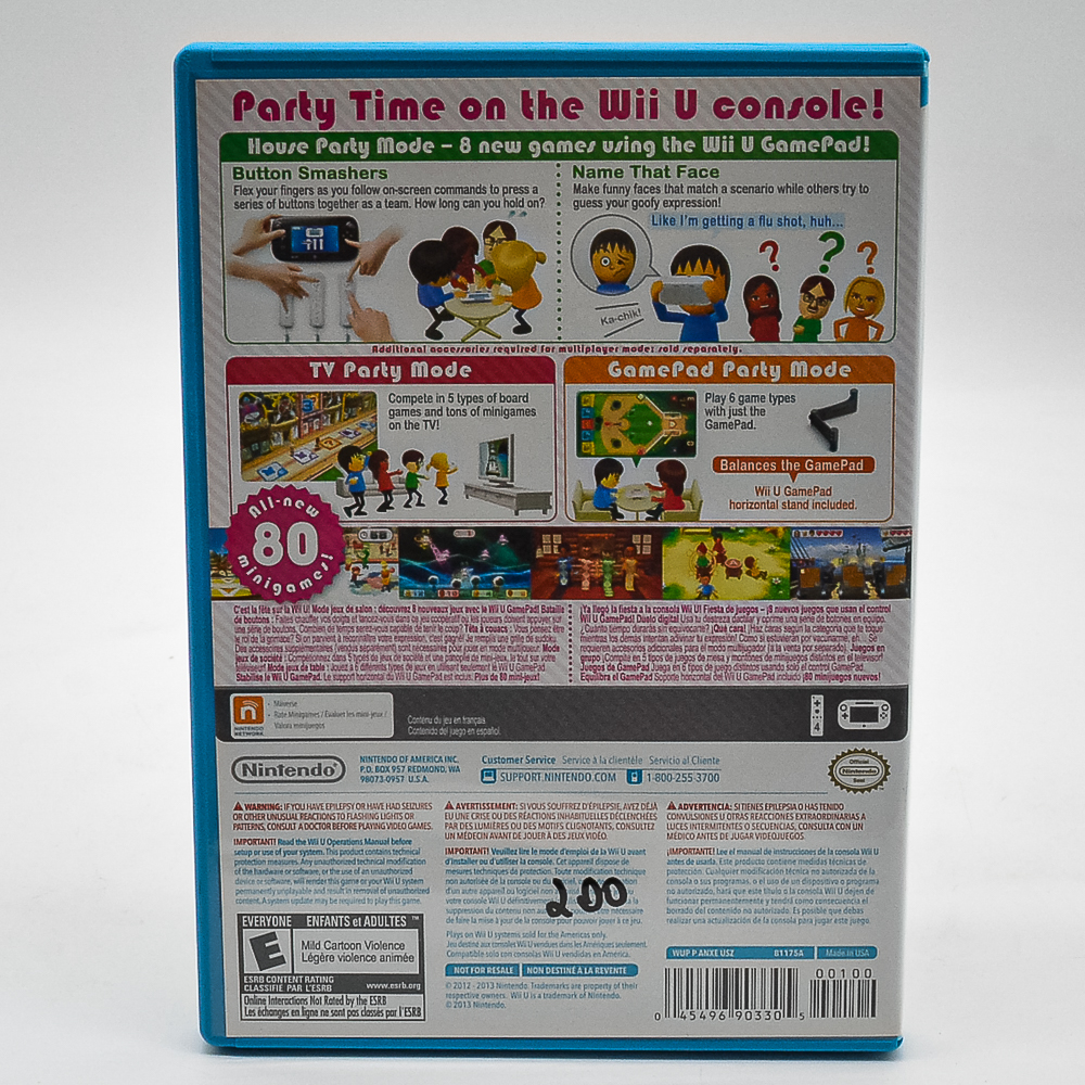Wii Party U Bundle - Nintendo Wi U (Inclui Wii Remote) (Seminovo)