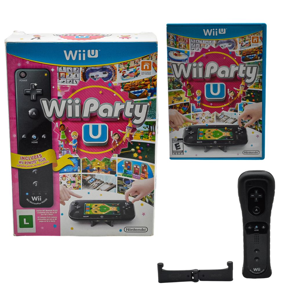 Wii Party U Bundle - Nintendo Wi U (Inclui Wii Remote) (Seminovo)