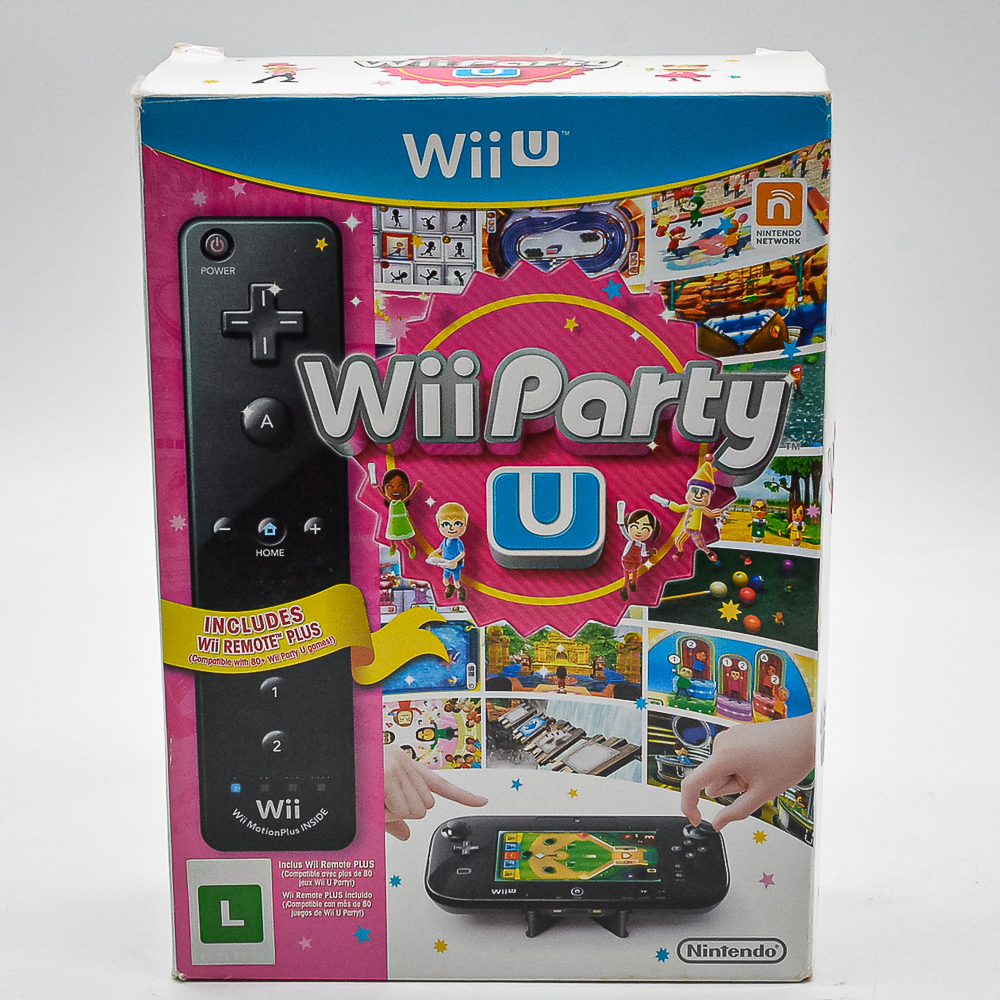 Wii Party U Bundle - Nintendo Wi U (Inclui Wii Remote) (Seminovo)