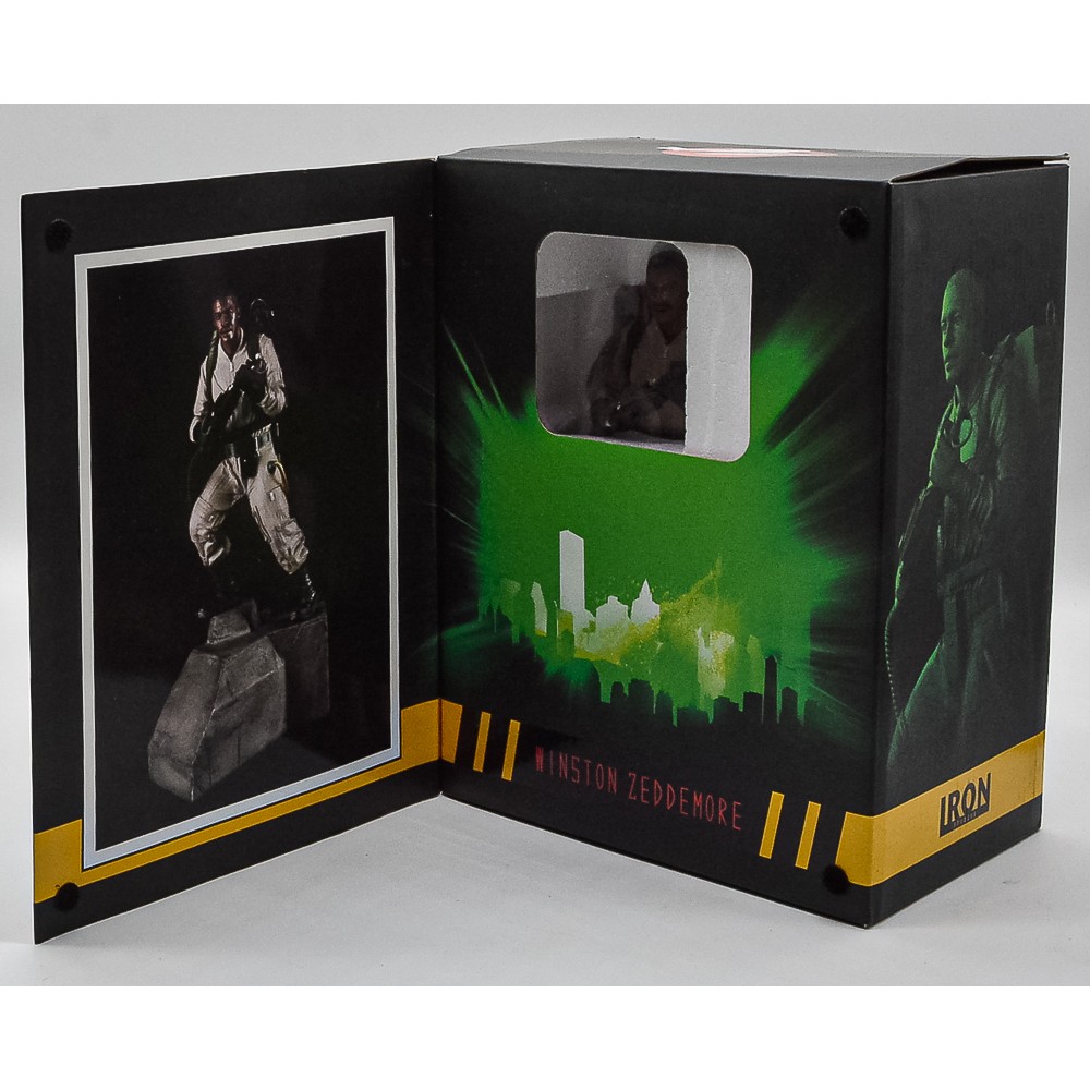 Winston Zeddmore Ghostbusters Art Scale 1/10 - Iron Studios (Com Detalhe) (Usado)