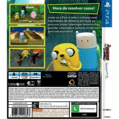 Adventure Time As Investigacoes De Finn E Jake - Ps4 (Seminovo)