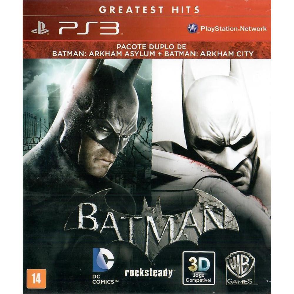 Batman Pacote Duplo - Ps3 (Greatest Hits) (Usado)