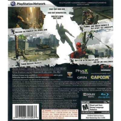 Bionic Commando - Ps3 (Seminovo)