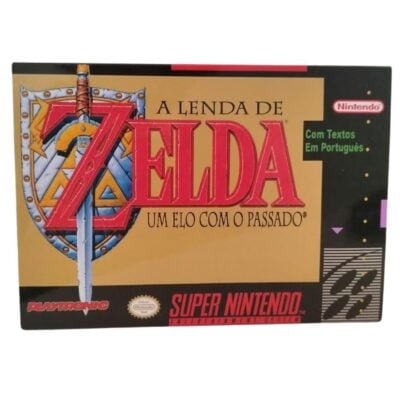 Cartucho Repro The Legend Of Zelda A Link To The Past - Snes (Com Caixa E Manual) (Seminovo)