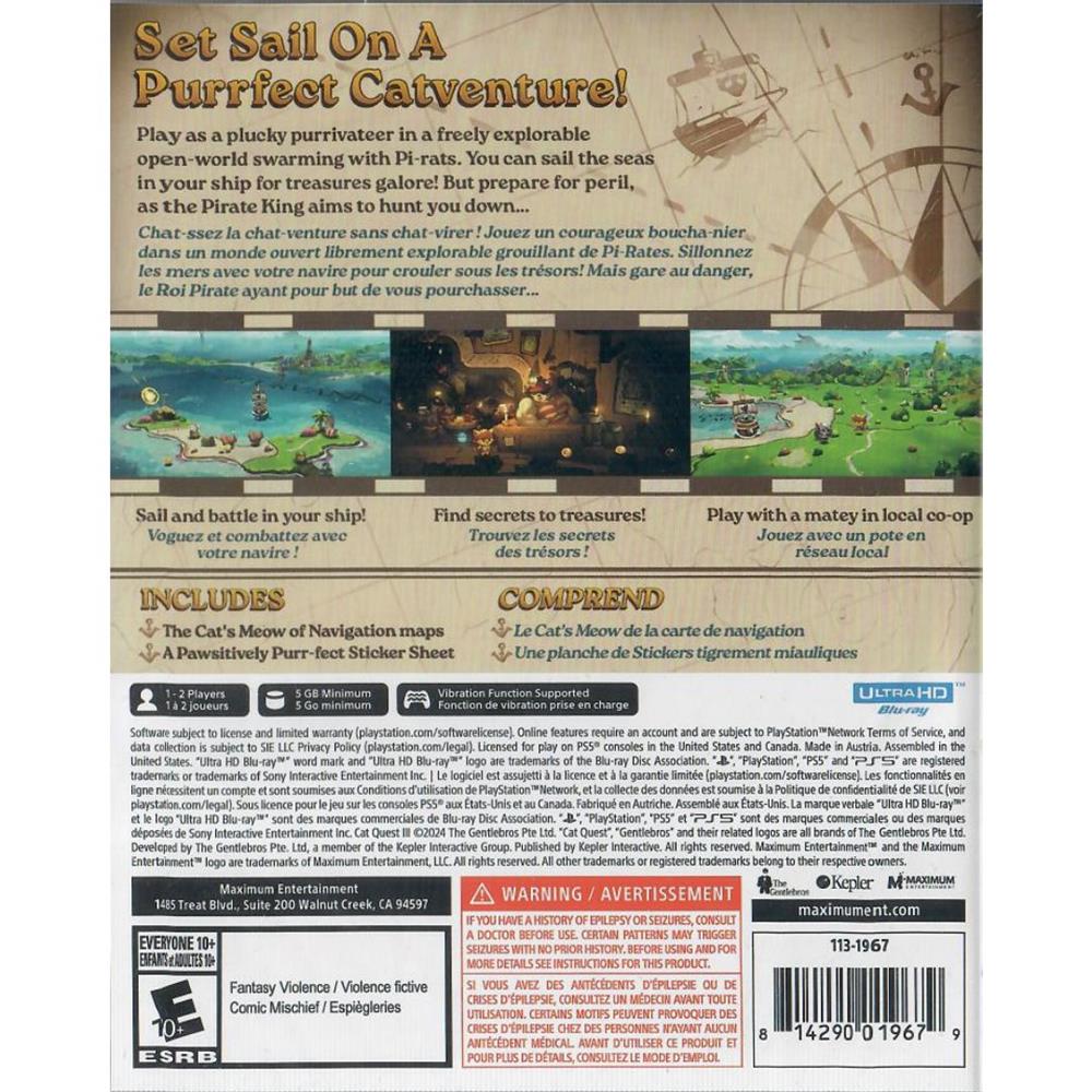 Cat Quest Iii - Ps5 (Inclui Mapa E Sticker) (Novo)