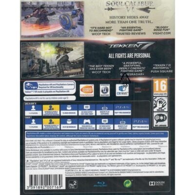 Combo 2 Jogos Soulcalibur Vi + Tekken 7 - Ps4 (Novo) (Europeu)