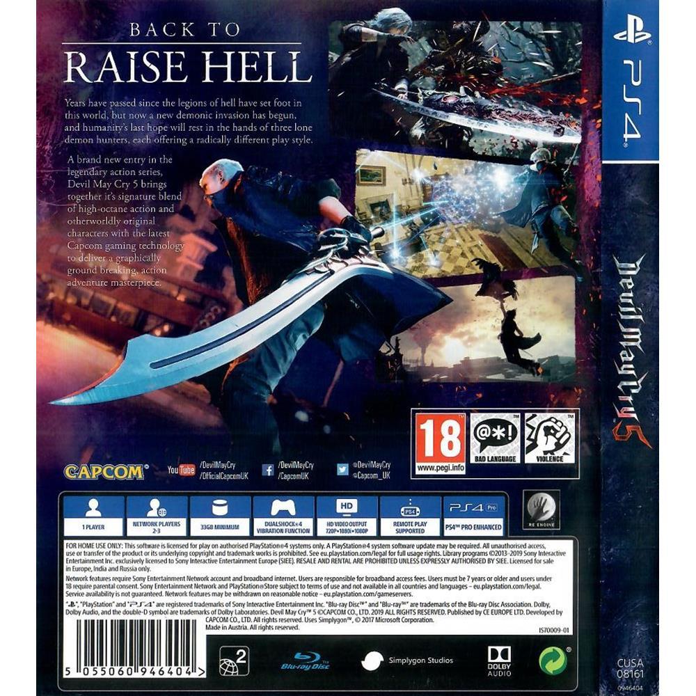 Devil May Cry 5 - Ps4 (Ingles) (Novo) (Europeu)