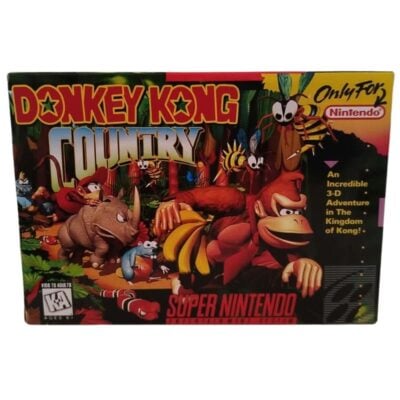 Donkey Kong Country 1 - Snes (Com Caixa) (Repro) (Salvando) (Seminovo)