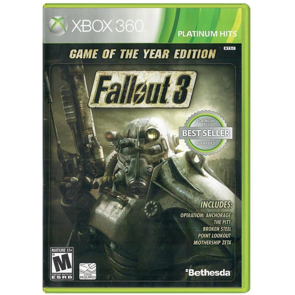 Fallout 3 Game Of The Year Edition - Xbox 360 (Platinum Hits) (Seminovo)
