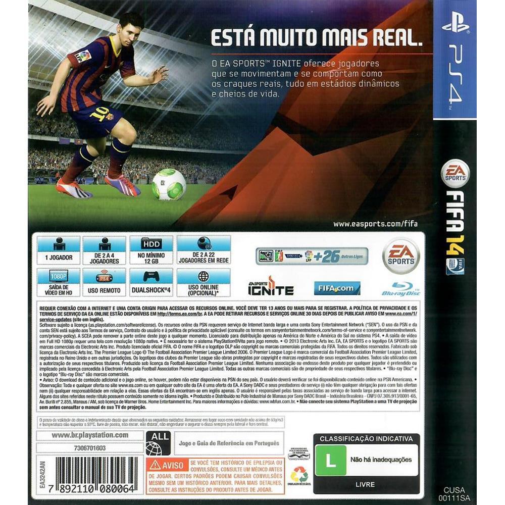 Fifa 14 - Ps4 (Usado)
