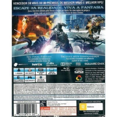 Final Fantasy Xiv- A Realm Reborn - Ps4 (Usado) (Sem Assinatura) (Caixa Vermelha)