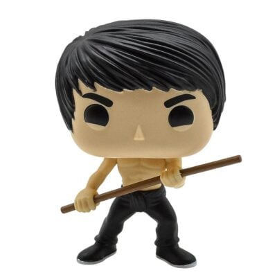 Funko Pop Icons - Bruce Lee 95 (Com Bastão Bo) (Sem Caixa) (Seminovo)