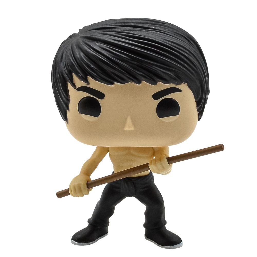 Funko Pop Icons - Bruce Lee 95 (Com Bastão Bo) (Sem Caixa) (Seminovo)
