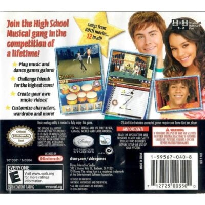 High School Musical Makin' The Cut! - Nintendo Ds (Usado)