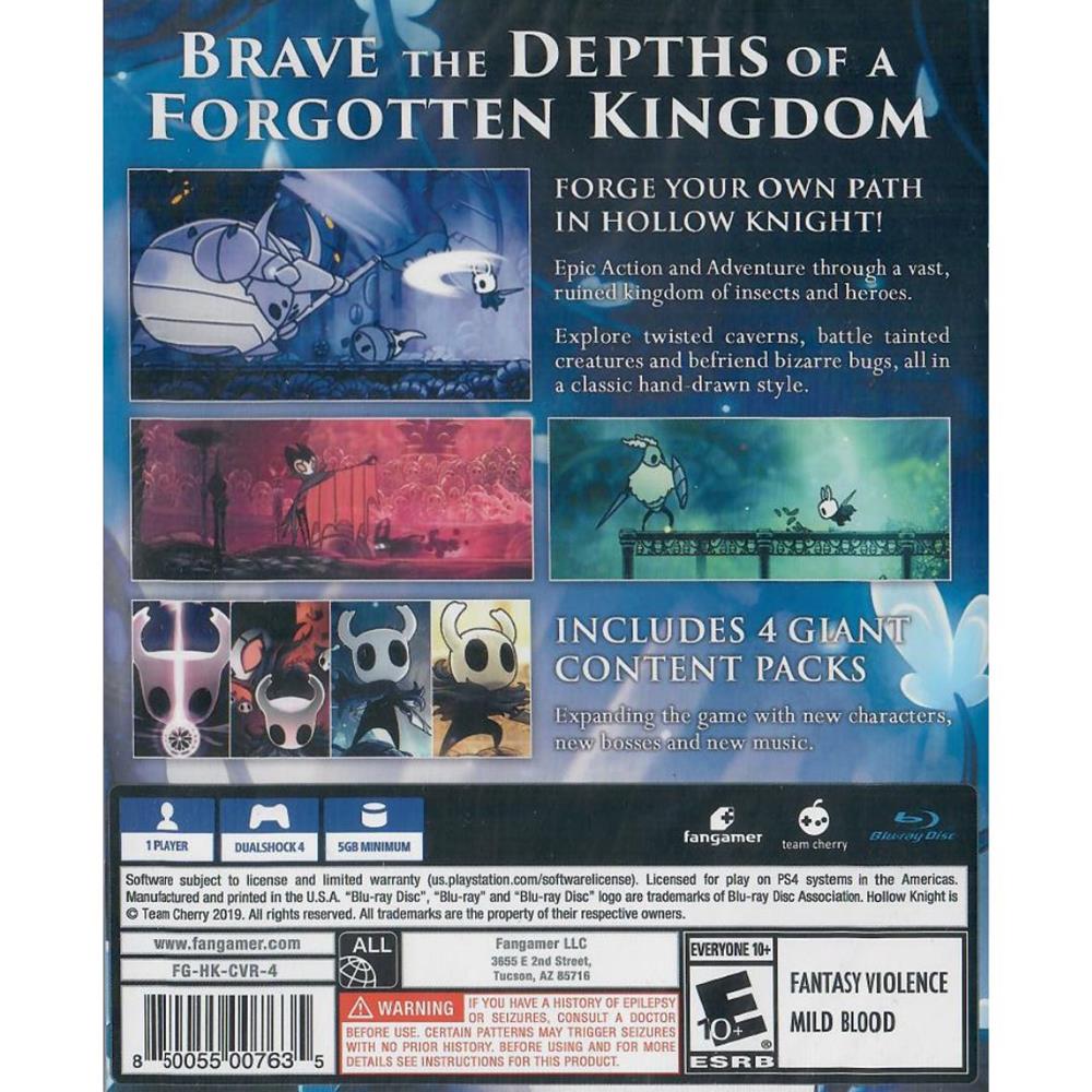 Hollow Knight - Ps4 (Novo)