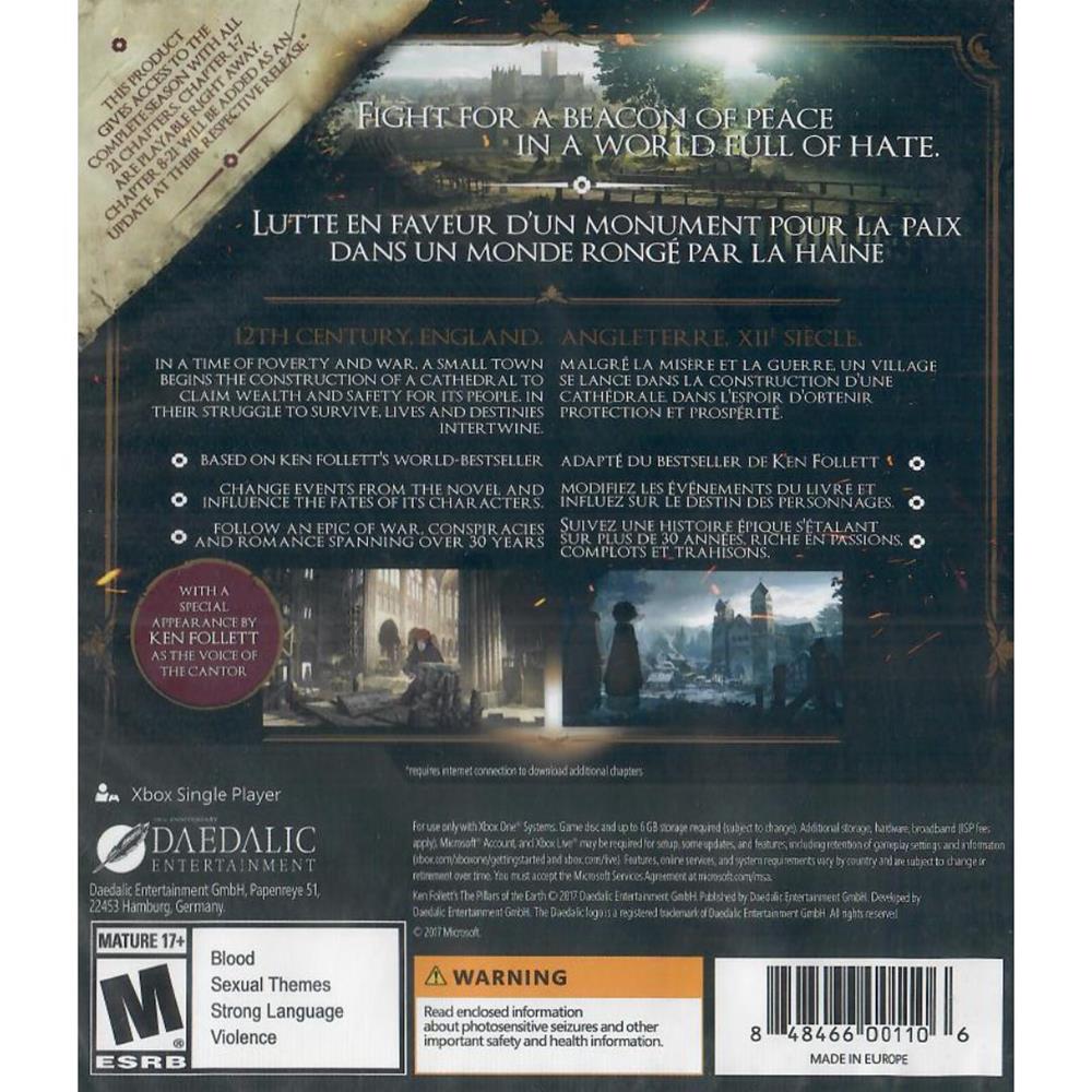Ken Folletf's The Pillars Of The Earth - Xbox One (Novo)
