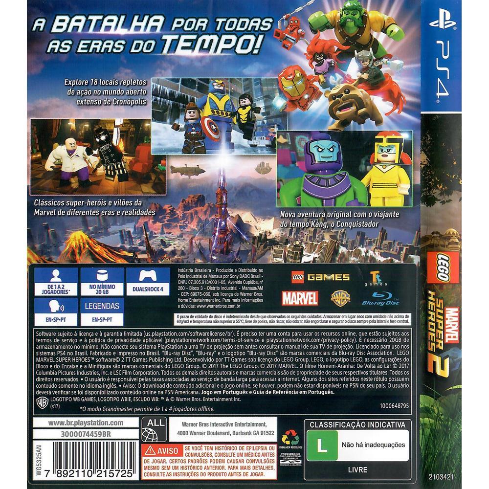 Lego Marvel Super Heroes 2 - Ps4 (Usado) (Capa Vermelha)