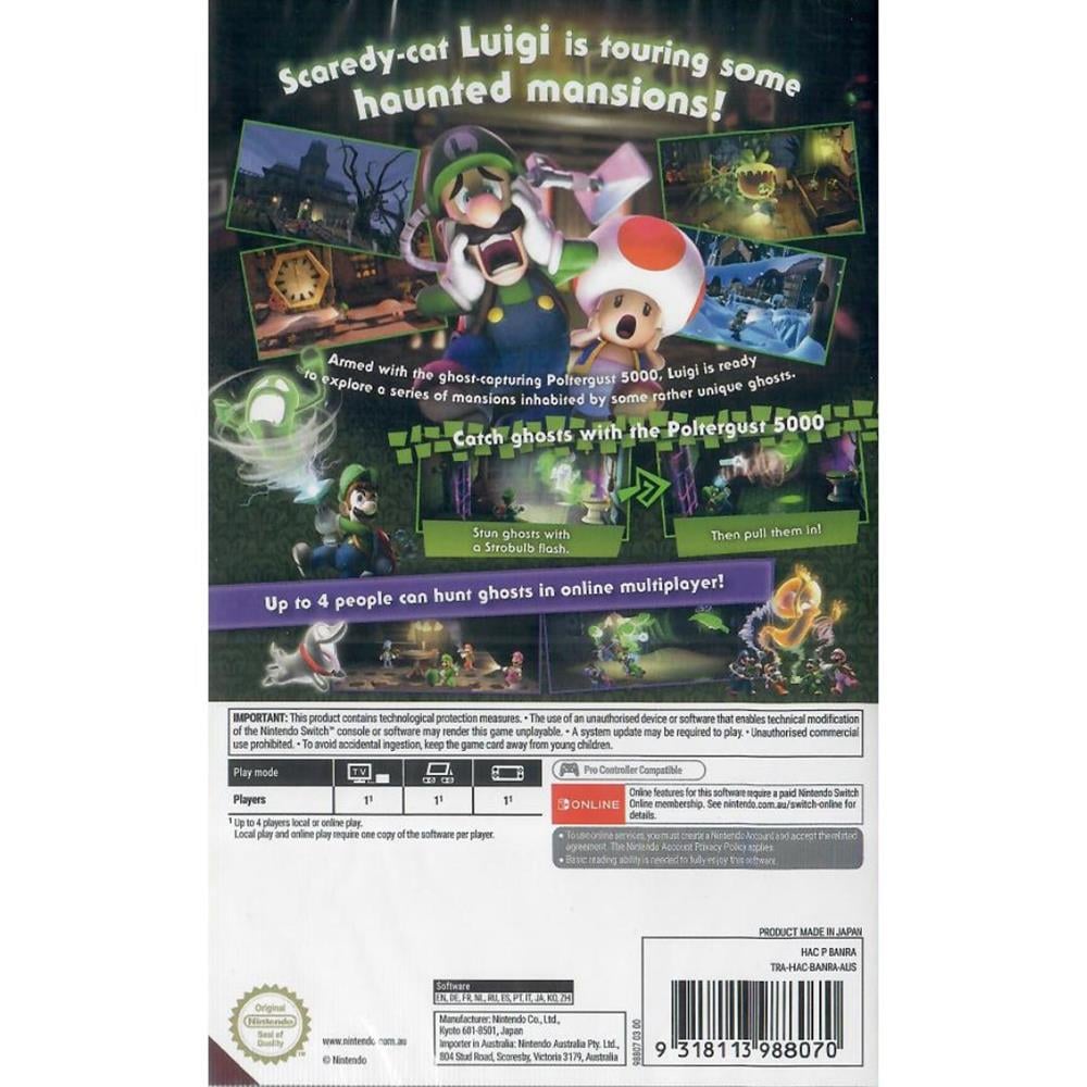Luigi's Mansion 2 Hd - Nintendo Switch (Novo)