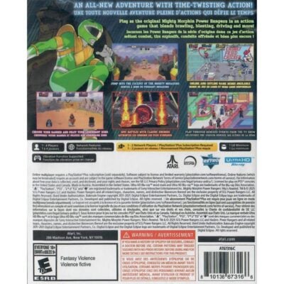 Mighty Morphin Power Rangers Rita's Rewind - Ps5 (Novo)