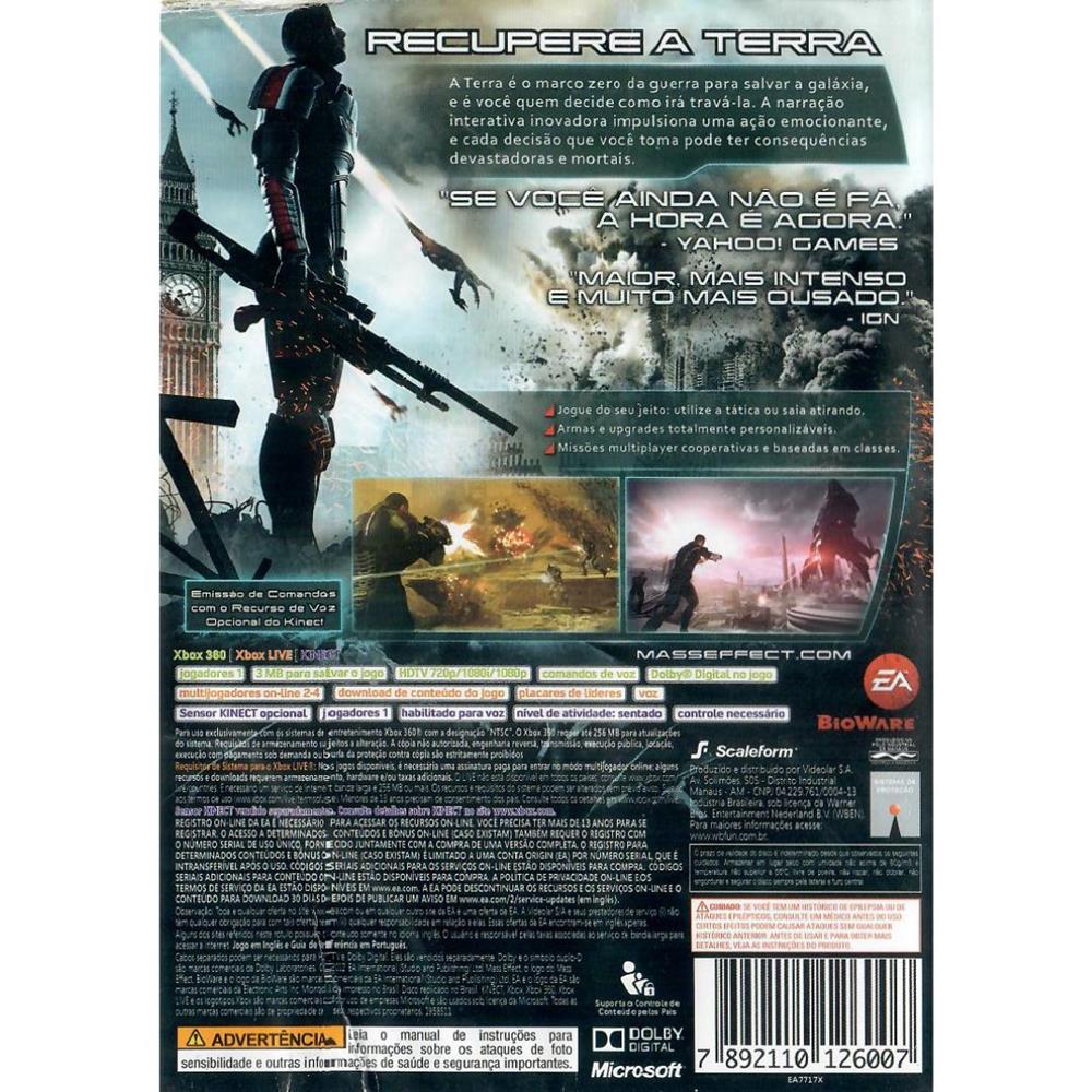 (Somente Xbox One / Series X) Mass Effect 3 (Usado) (Mancha)