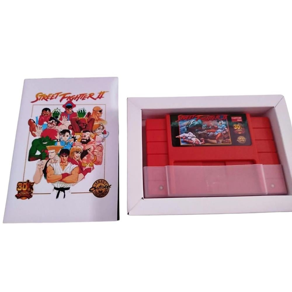 Street Fighter Ii - Snes (Com Caixa) (Repro) (Salvando) (Seminovo)