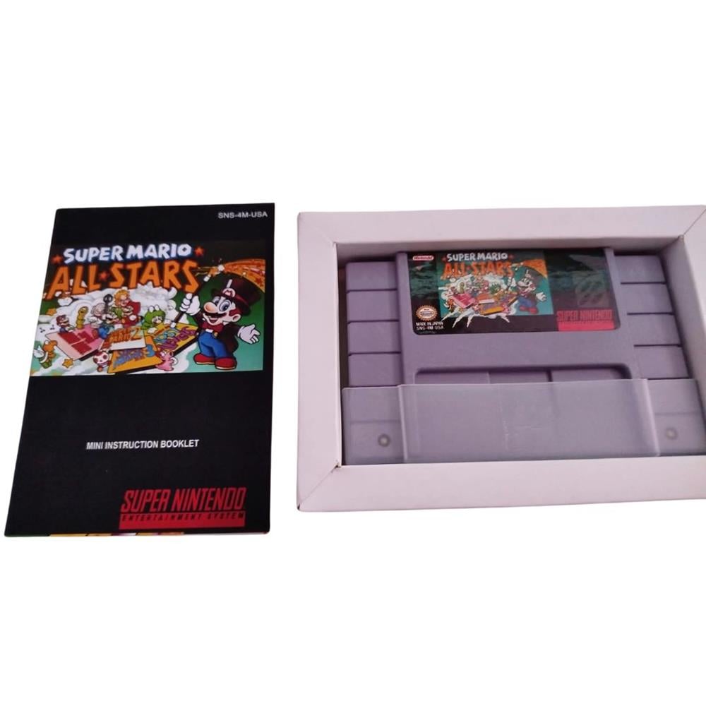 Super Mario All- Stars - Snes (Com Caixa) (Repro) (Salvando) (Seminovo)
