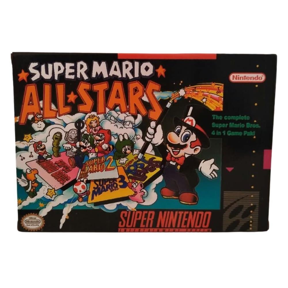 Super Mario All- Stars - Snes (Com Caixa) (Repro) (Salvando) (Seminovo)
