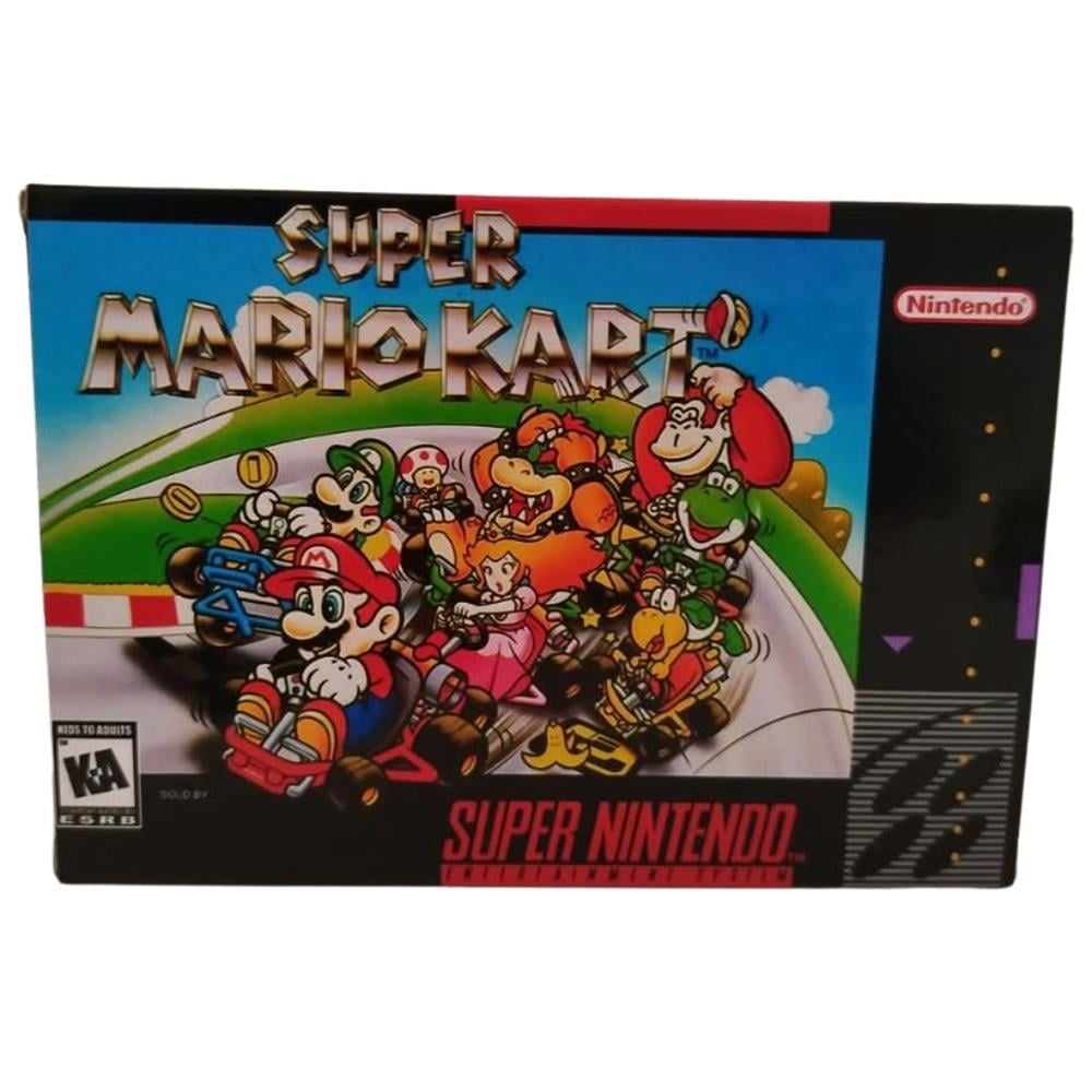 Super Mario Kart - Snes (Com Caixa) (Repro) (Salvando) (Seminovo)