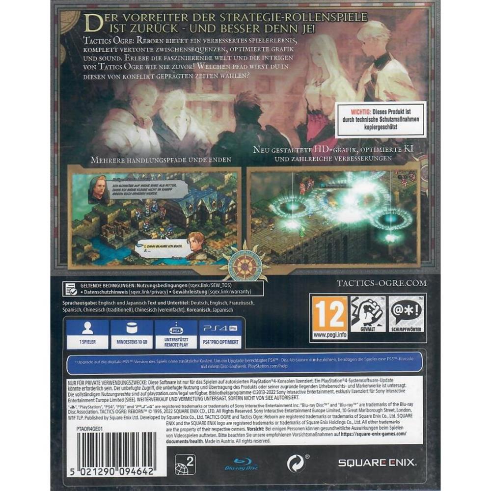 Tactics Ogre Reborn - Ps4 (Novo) (Europeu)