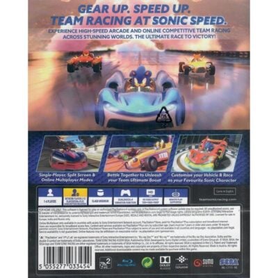 Team Sonic Racing - Ps4 (Novo) (Europeu)