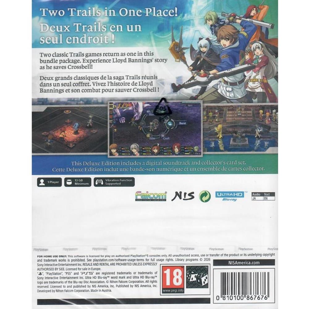 The Legend Of Heroes Trails From Zero/The Legend Of Heroes Trails To Azure - Ps5 (Novo) (Europeu)